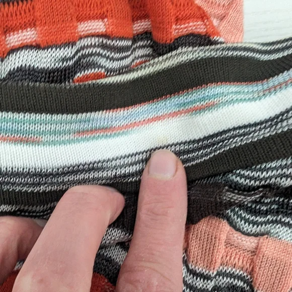 Vintage M. Missoni zigzag stripe corset sleeveless sweater - Picture 9 of 9